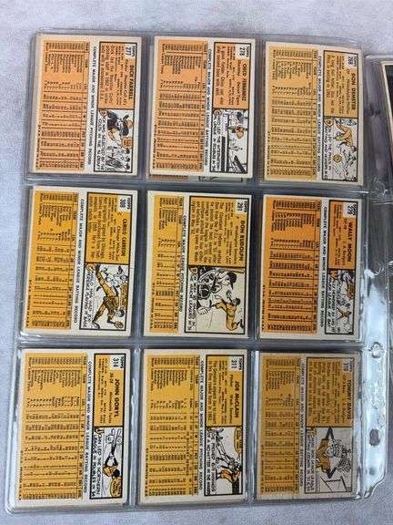 1963 Topps BB 50 Card Lot - Nice - EX- to EXMT