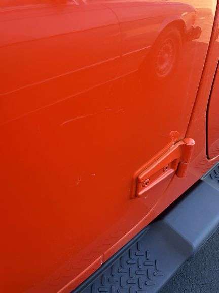 2015 Orange 4D Jeep Wrangler