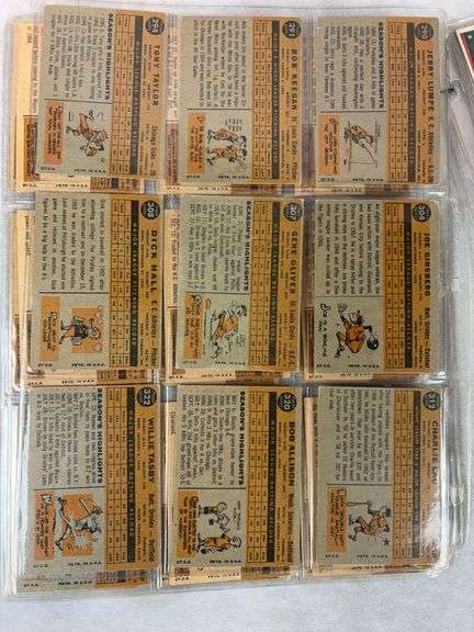 1960 Topps BB 54 Card Lot  EX- to EXMT