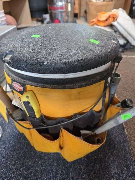 Tool bucket with tools