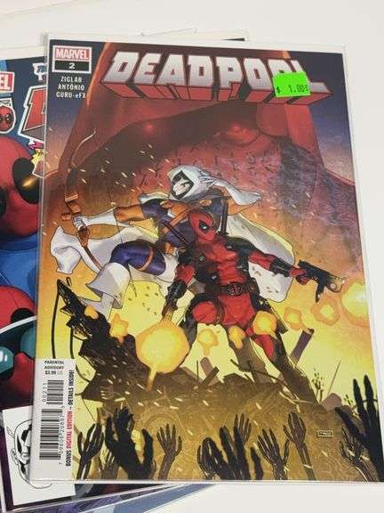 (3) Marvel Deadpool Comics and (3) Marvel Deadpool & Wolverine Comics