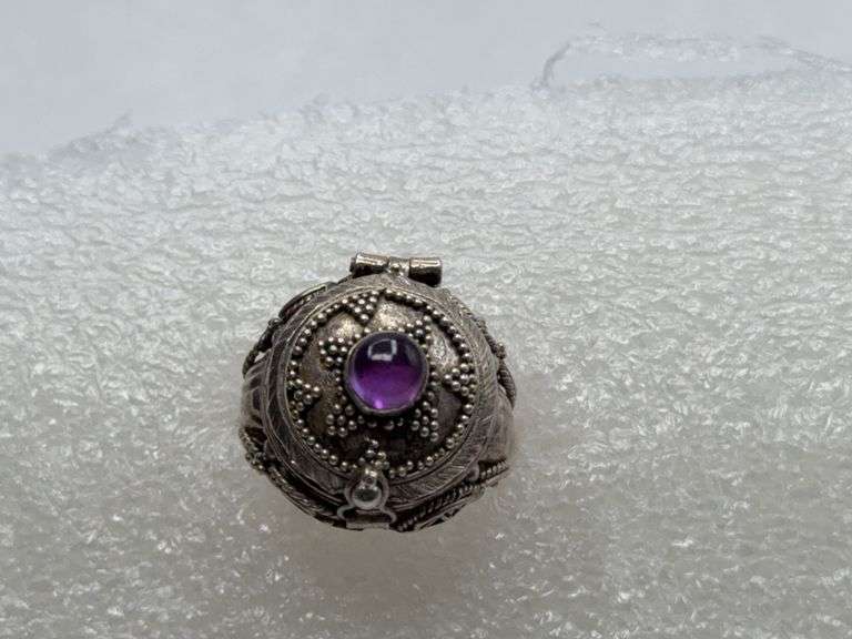 Unique 925 “Poison” Ring Size 6 3/4