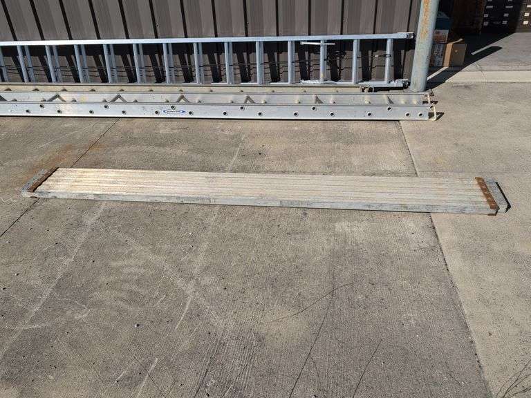 Aluminum scaffold plank - 117" long