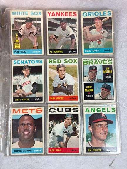 1964 Topps BB 54 Card Lot - Nice EX to EXMT
