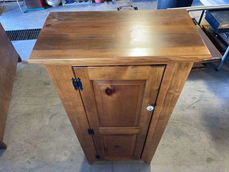 Wooden bathroom cabinet - 24 in. Wide 13 in. Deep 52 in. Tall