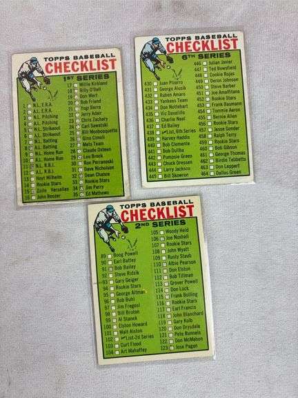 1961-64 Topps Lower to Mid Grade Starter Sets - Over 200 Cards