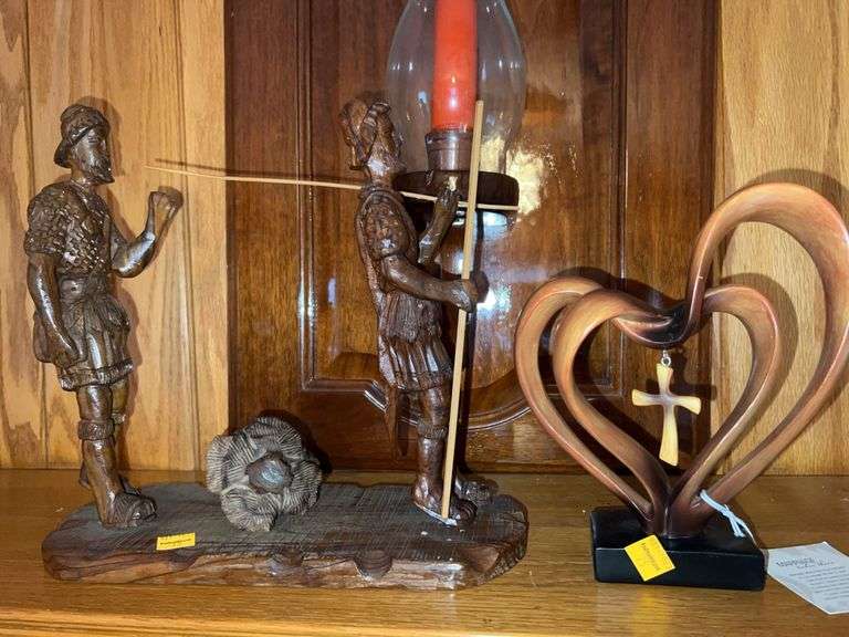 Assortment of Wooden Decor