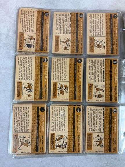 1960 Topps 100+ Card Mid Grade Starter Set