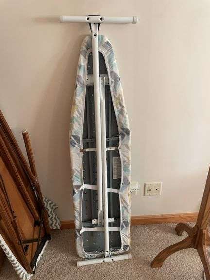(2) ironing boards and coat tree