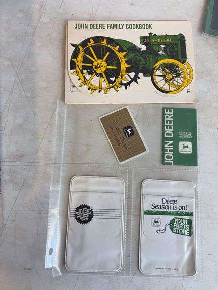 John Deere pocket books, promotion calendars, and other advertising booklets