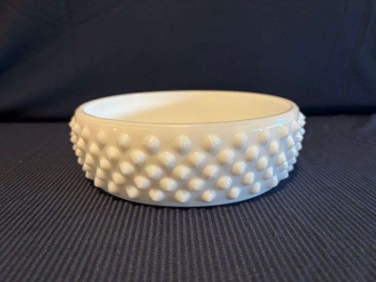 Fenton Hobnail milk glass Bowl