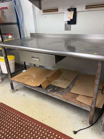 Stainless Steel Restaurant Prep Table