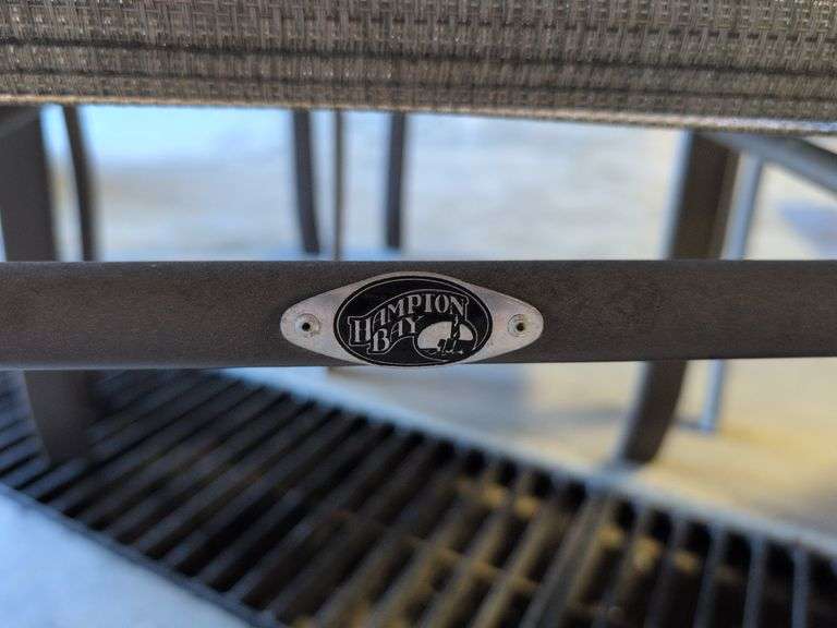(6) Hampton Bay outdoor patio chairs