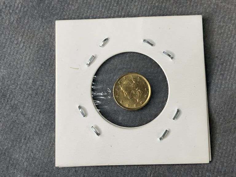 1852-D $1 Liberty Head Gold Piece