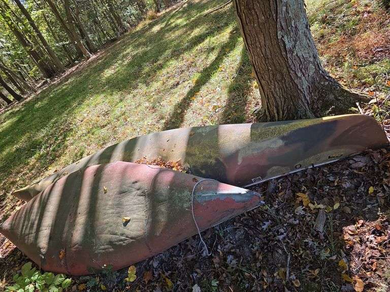 2 older canoes  10ft & 12ft no titles