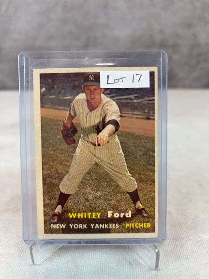 Whitey Ford - 1957 Topps #25 - Nice Card - EX+
