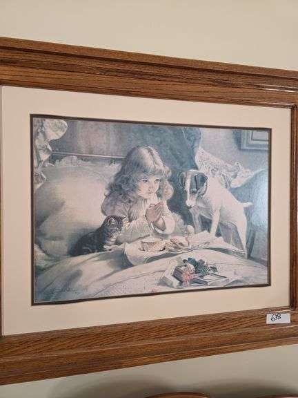 Oak Framed wall hanging