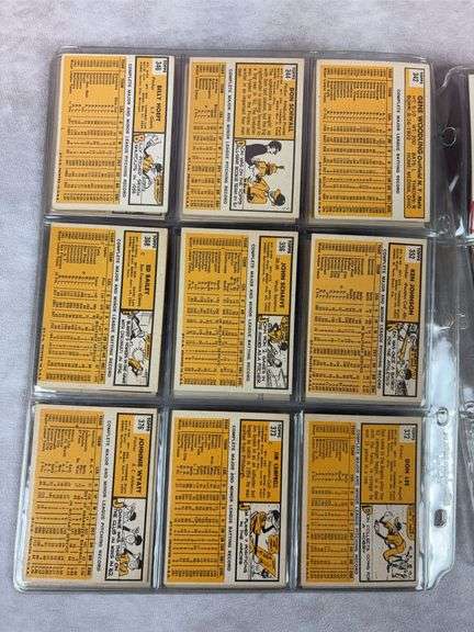 1963 Topps BB 50 Card Lot - Nice - EX- to EXMT
