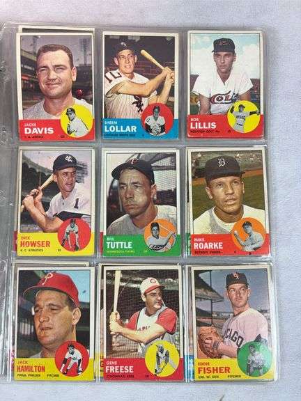 1963 Topps BB 45 Card Lot - Nice - EX- to EXMT