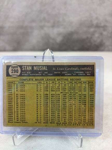 Stan Musial - 1961 Topps #200 - VG