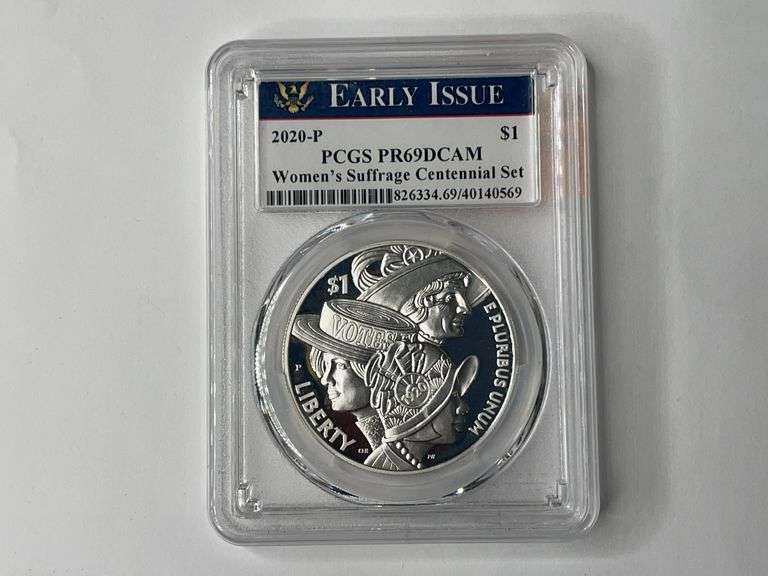 2020-P Women’s Suffrage Centennial Set Piece, PCGS PR69DCAM