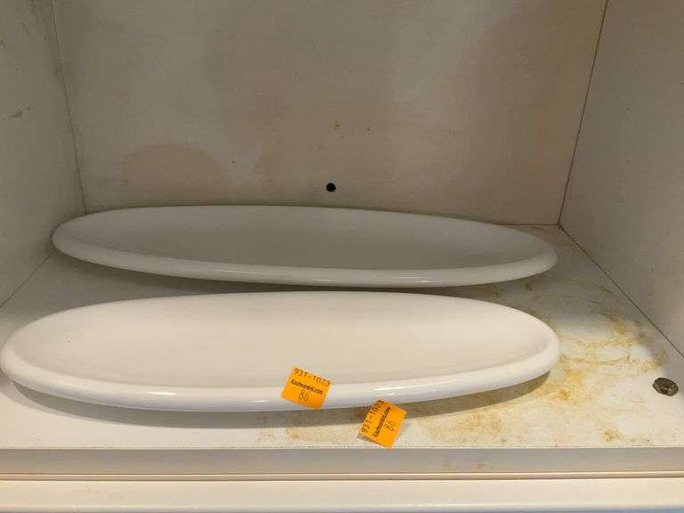 2 Princess House Serving Dishes