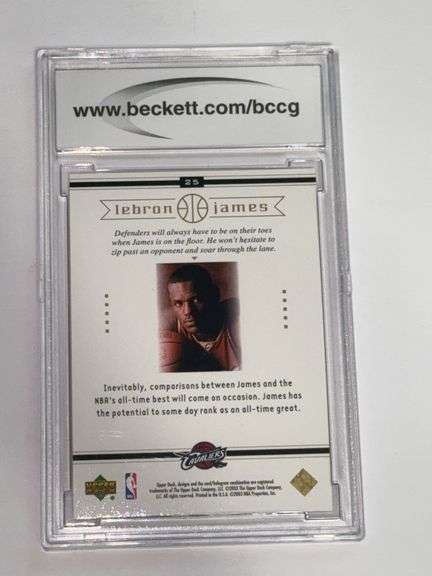 2003 Upper Deck LeBron James Box Set RC (BCCG 10)