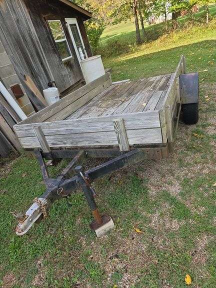 10ft single axle trailer no title