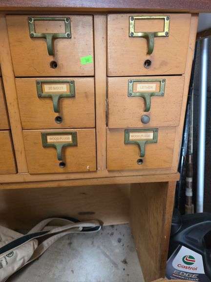 Organizer drawer cabinet and contents ( top not included)