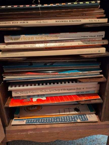 (2) stands full of sheet music - see photos