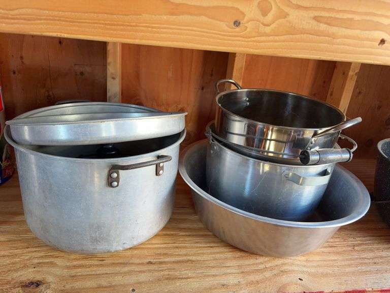 Cold-pack & large pots & pans