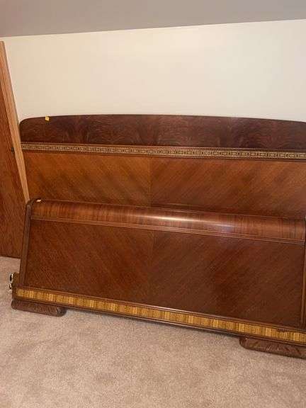 Antique Wooden Full Sized Bedframe