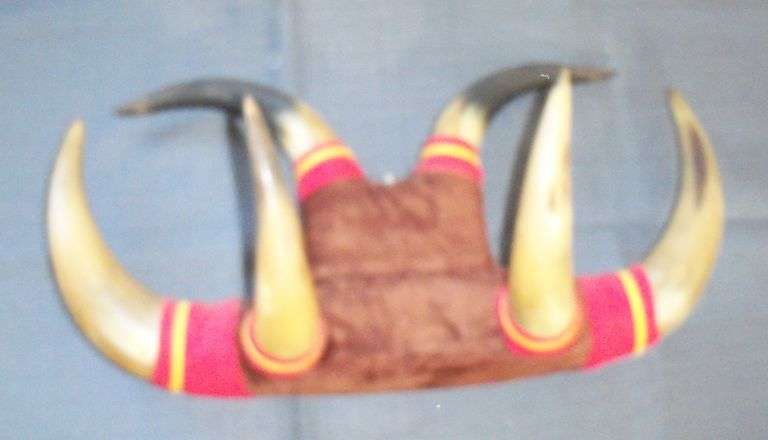 STEER HORN COAT RACK 19"