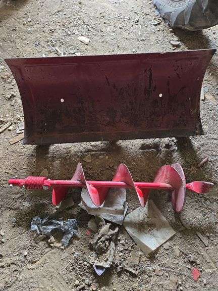 3' blade & 8" auger