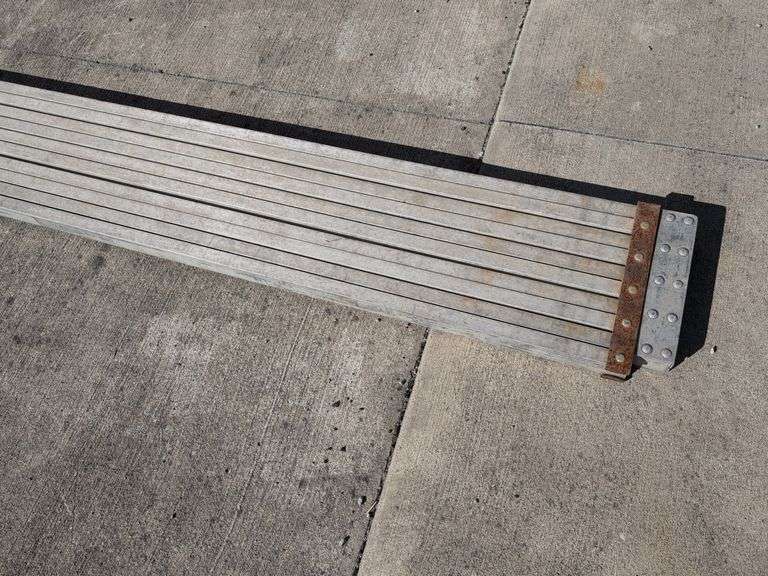Aluminum scaffold plank - 117" long