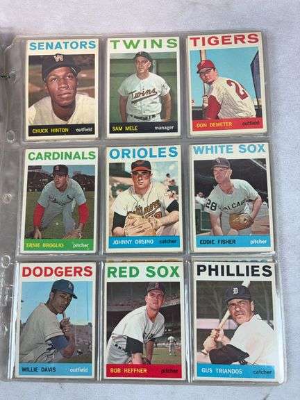 1964 Topps BB 54 Card Lot - Nice EX to EXMT