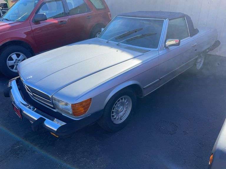 1980 Silver 2D 450SL Mercedes Benz