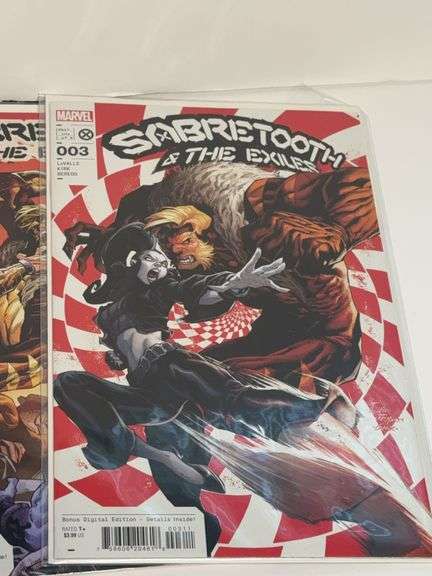 (6) Marvel Sabertooth Comics