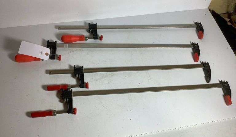 2 Craftsman 24” Bar Clamps & 2 Bessey 24” Bar Clamps