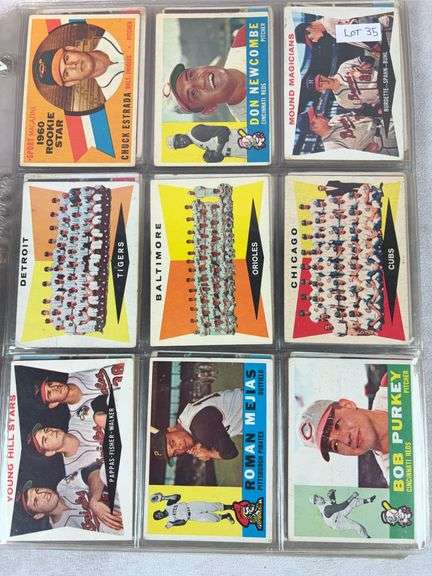 1960 Topps 100+ Card Mid Grade Starter Set