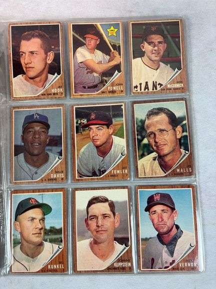 1962 Topps BB 58 Card Lot - Nice - EX-NM