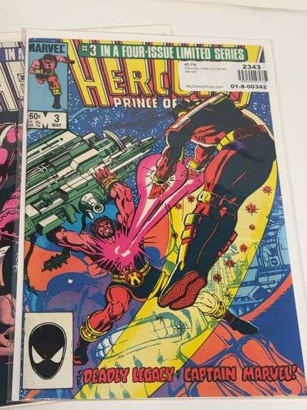 (4) 1984 Marvel Hercules: Prince of Power Comics (#’s 1-4)