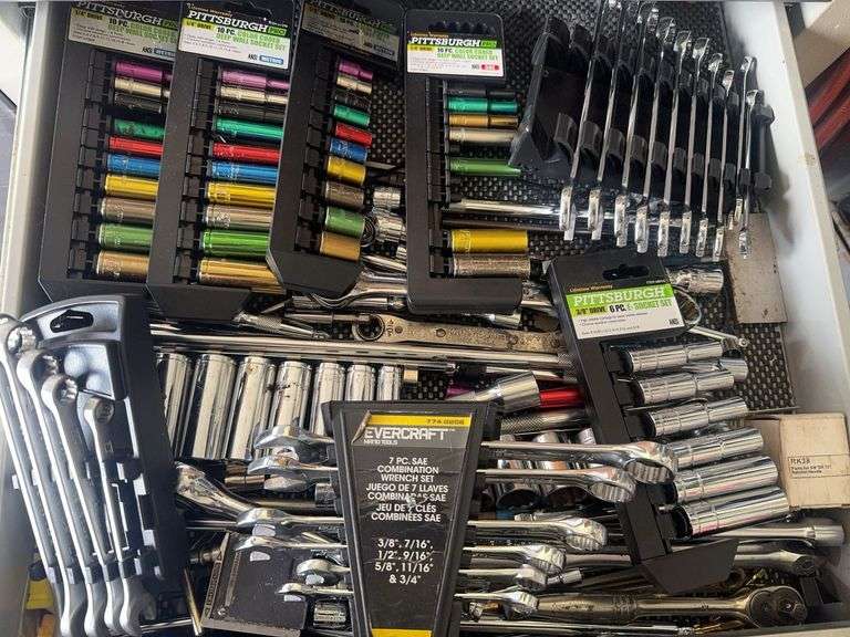 Pittsburgh Socket Sets, Misc Sockets and Wrenches