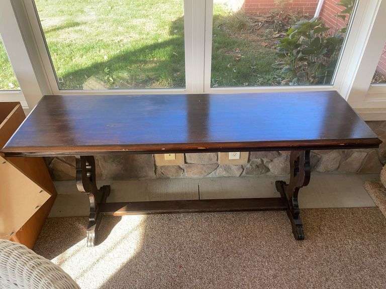 Large Wooden stand - 66x20x29