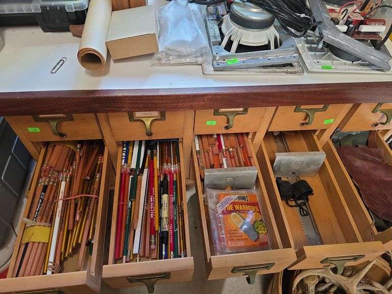 Organizer drawer cabinet and contents ( top not included)