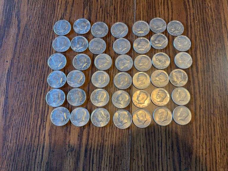 1970’s-1980’s Franklin Half Dollars (42 count)