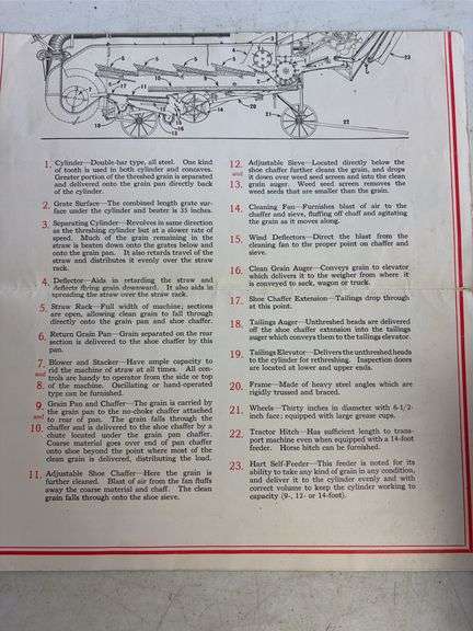 John Deere No. 7 Power Mower manual, 1952 field service bulletin, and other John Deere manual