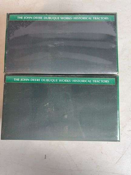 (2) John Deere historical tractor toy sets - 1/64 scale, factory sealed