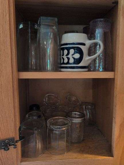 Miscellaneous glass cups - see photos