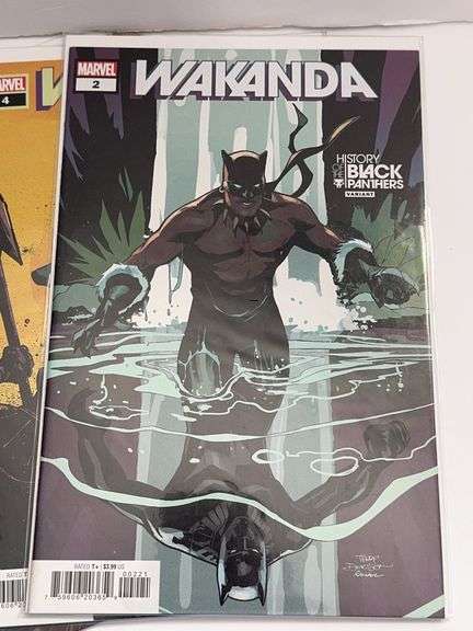 Marvel Black Panther and Wakanda Comics (5 Total)